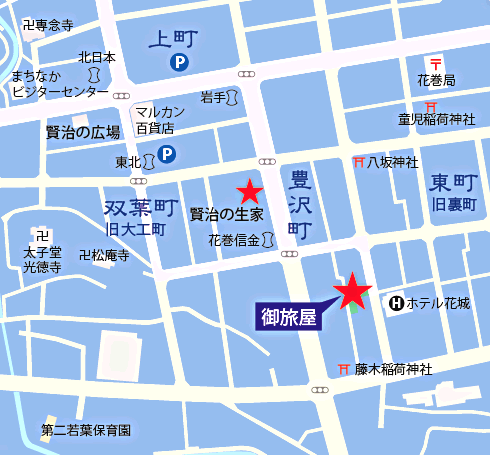 地図：御旅屋