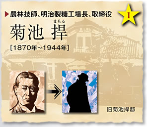 農林技師、明治製糖工場長、取締役／菊池 捍（まもる）［1870年～1944年］