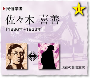 民俗学者／佐々木 喜善［1886年～1933年］